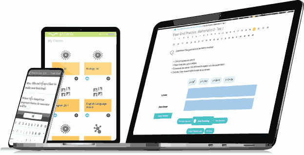 Solaro application on various devices